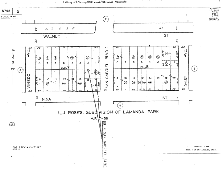 (PARCEL MAP)